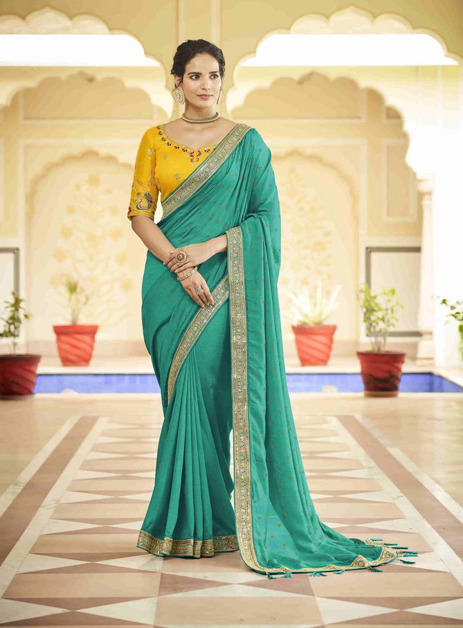 Kf Avsar 1 New Designer Fancy Festive Wear Embroidered Designer Saree Collection